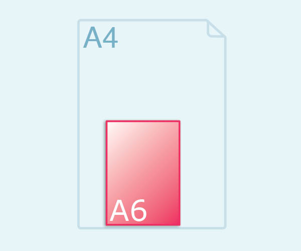 A4 kaart maken